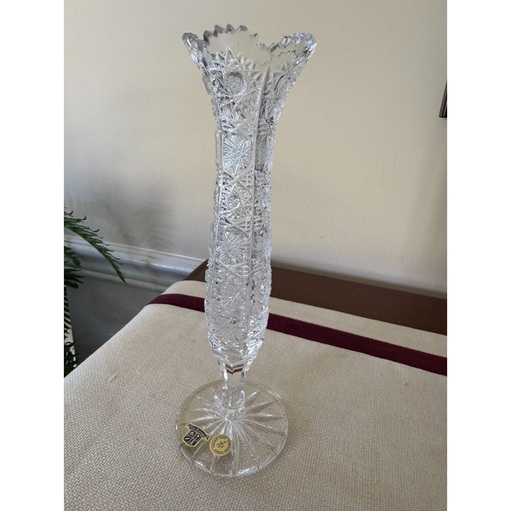 Vintage Sklo Bohemia Crystal Classic Collection Handmade in Czech Republic